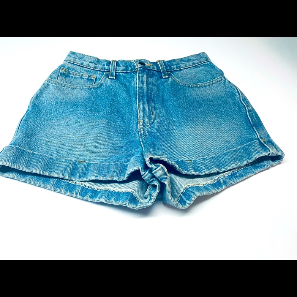 American Apparel High Waisted Cuff Short